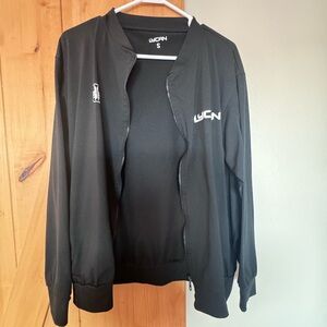 Black LYCN Zip-Up Jacket